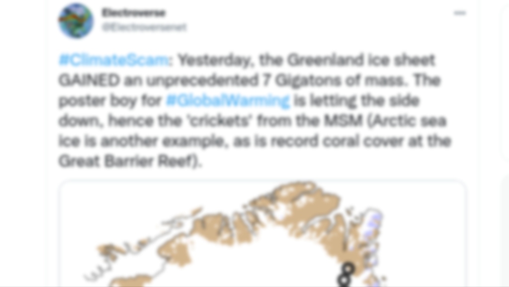 Image accompanying On August 29, 2022, Greenland gained 7 Gt of ice which proves that Greenland ice mass is now growing and not shrinking.