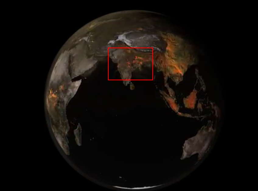 CO2 Bowling Over India: NASA's Visualization Reveals the Alarming Surge ...